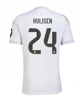 Real Madrid Dean Huijsen #24 Maglia Gara Casa Repliche 2025-26 Maniche Corte